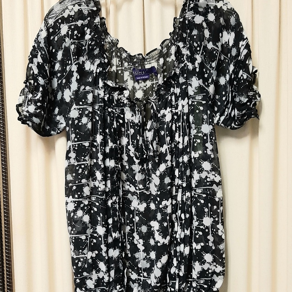 NWOT Miley Cyrus MAZ AZRIA BLOUSE Sz XL